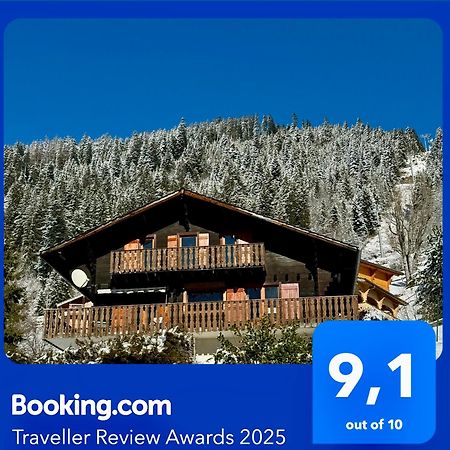 Charming, Cosy Chalet Nestled In A Breathtaking Surrounding With Spectacular, Stunning Mountain Views La Chapelle-d'Abondance Exterior foto